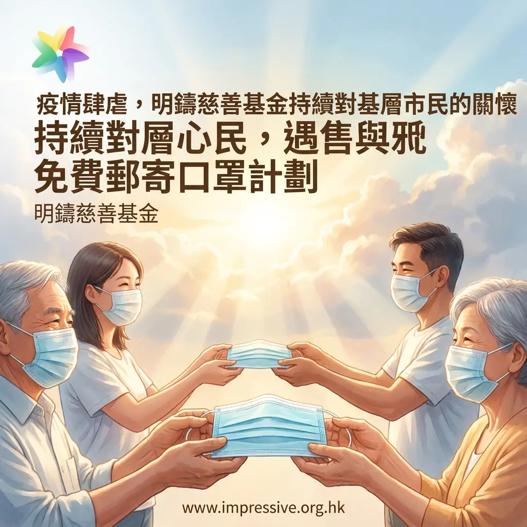 疫情肆虐,明鑄慈善基金持續對基層市民的關懷